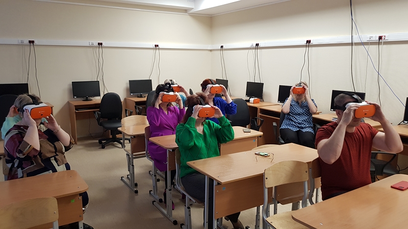 Мастер класс для учителей гимназии по использованию технологий VR