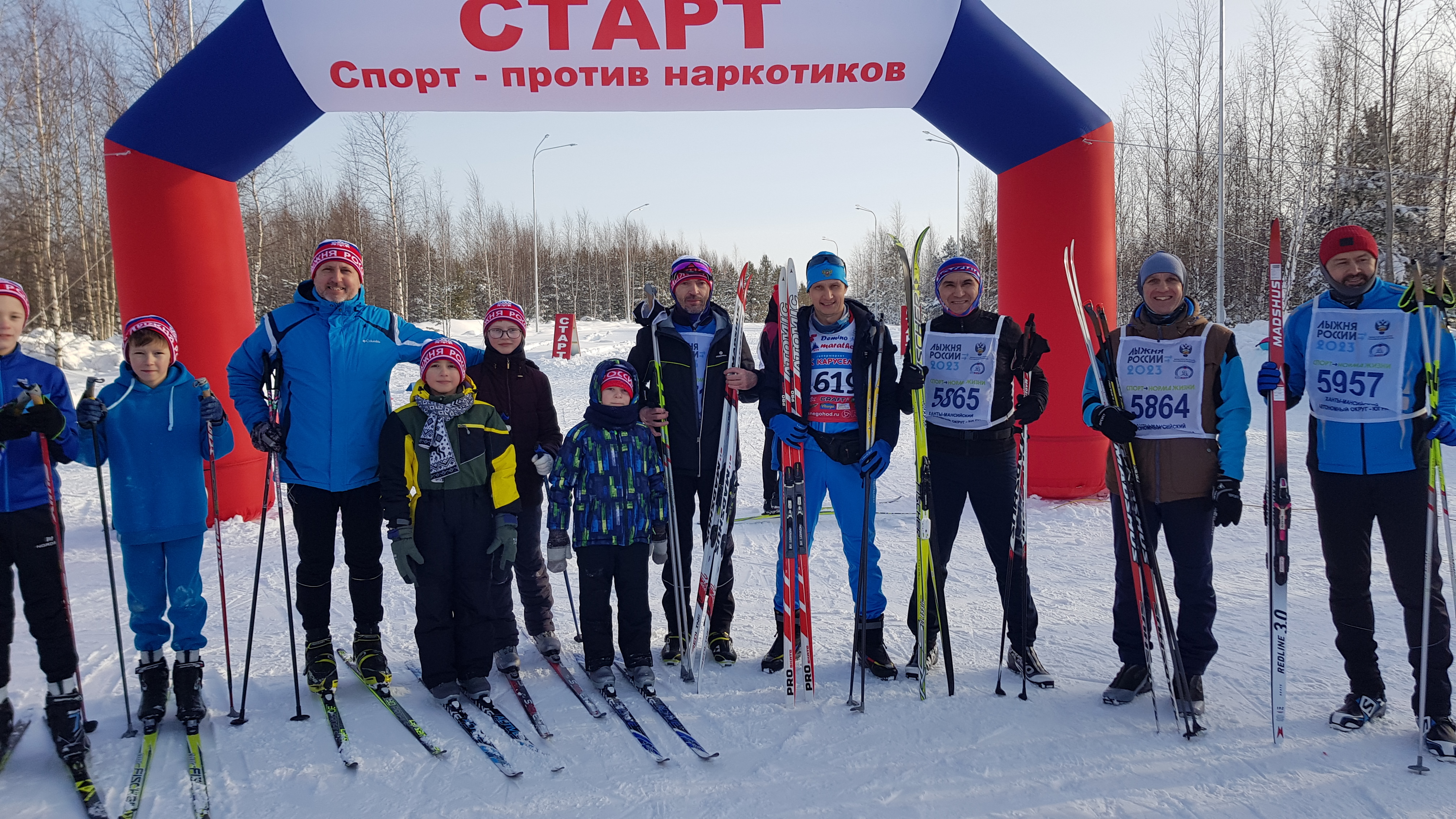 «Лыжня России – 2023» прошла в Лангепасе на новой лыжной трассе.