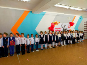 Смотр строя и песни.