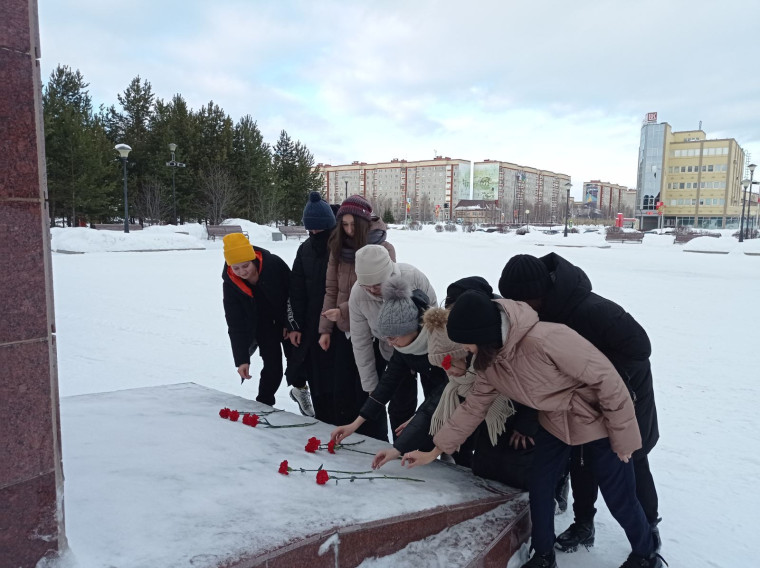 Акция &quot;Возложение цветов&quot;.