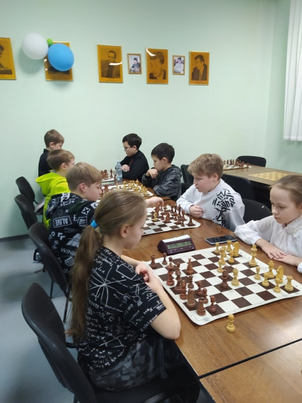 Городской турнир по шахматам.
