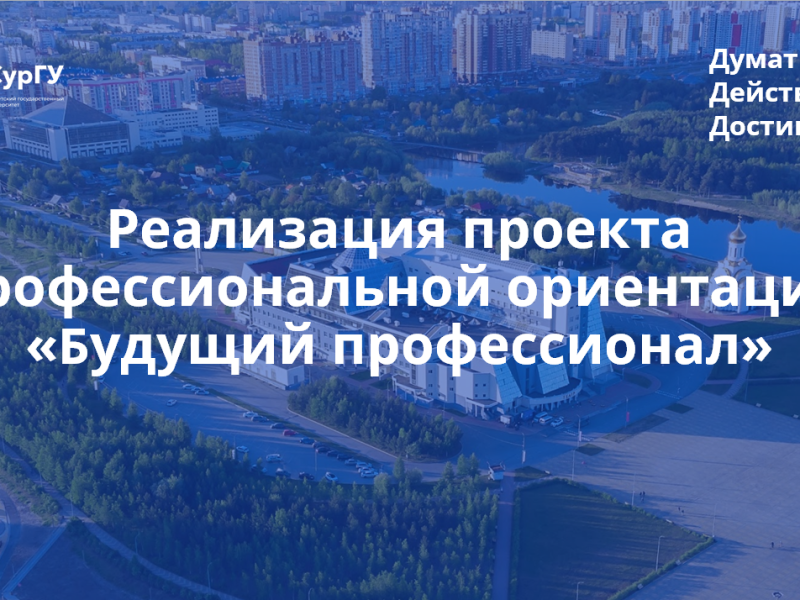 Профориентационный проект «Будущий профессионал».